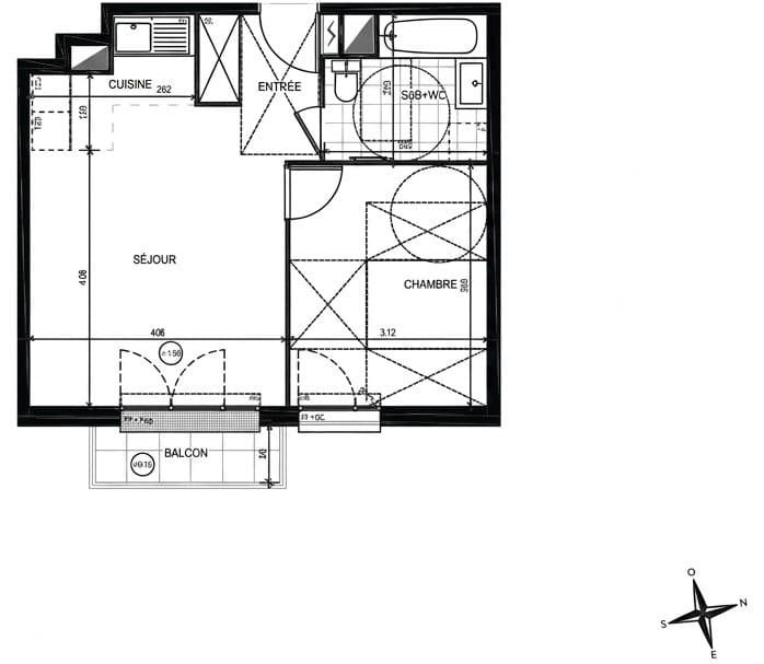 Appartement T2 à Neuilly-Plaisance